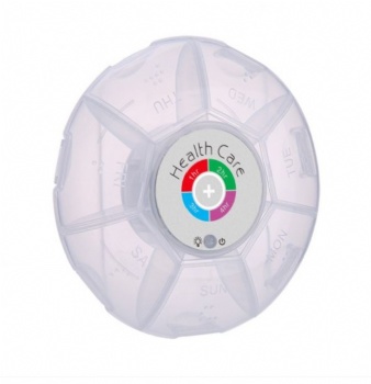 NF-CR-222 Pill Box Organizer with Timer (7-Days)