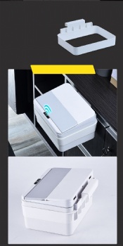Hanging and smart trash can
